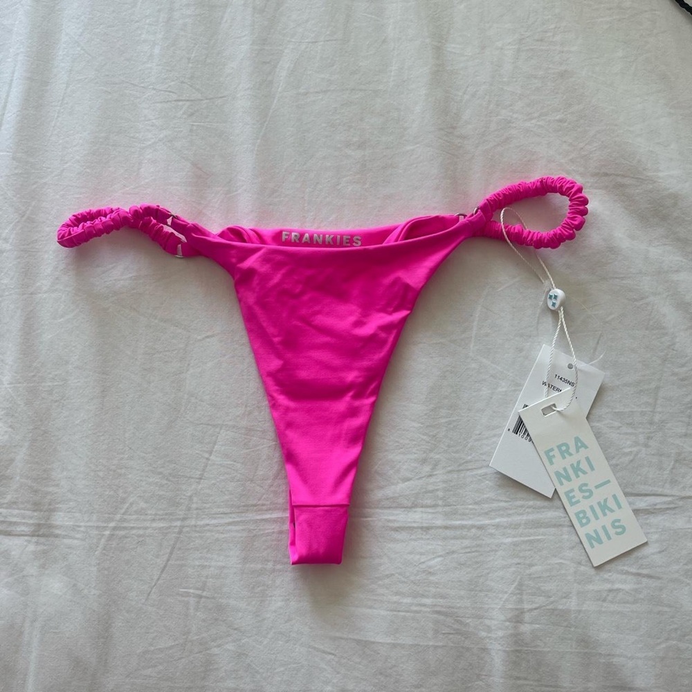 Frankie’s Bikinis Hot Pink Bikini Thong